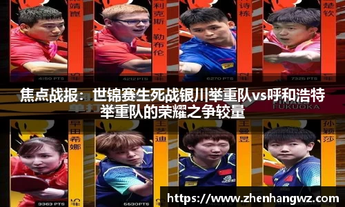 焦点战报：世锦赛生死战银川举重队vs呼和浩特举重队的荣耀之争较量